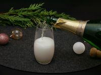 pouring wine into the riedel wine tumbler