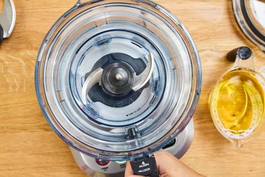An overhead view of the Breville 16-Cup Sous Chef Peel & Dice Food Processor