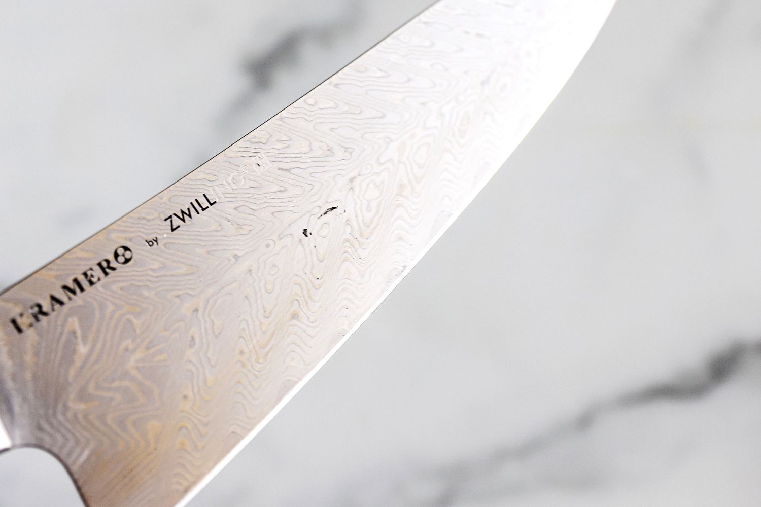Close up of knife sharpen with HORL 3 Cruise Knife Sharpener 