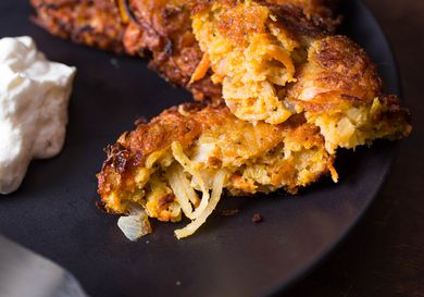 sweet potato latkes