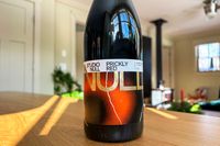 A bottle of Studio Null nonalcoholic wine