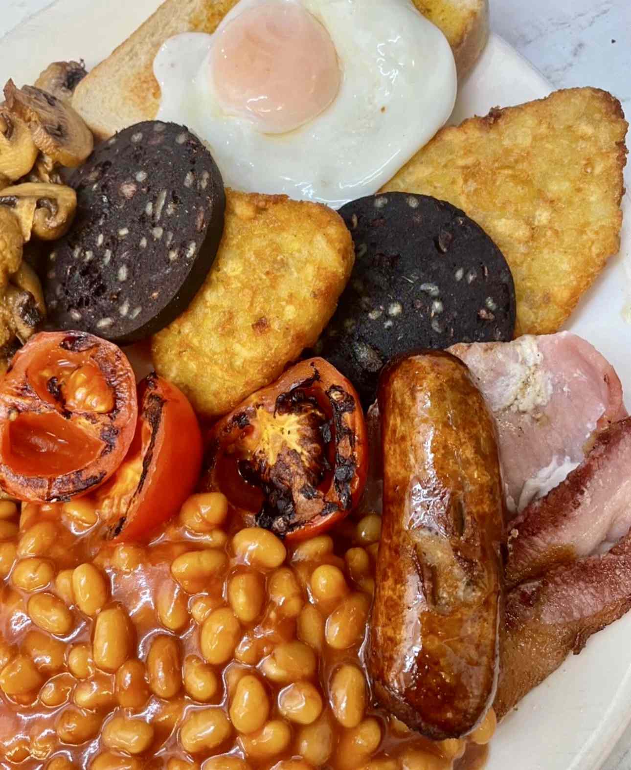 Overhead of a full english