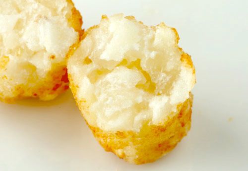 Cross section of trademark Tater Tot.