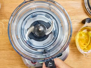 An overhead view of the Breville 16-Cup Sous Chef Peel & Dice Food Processor