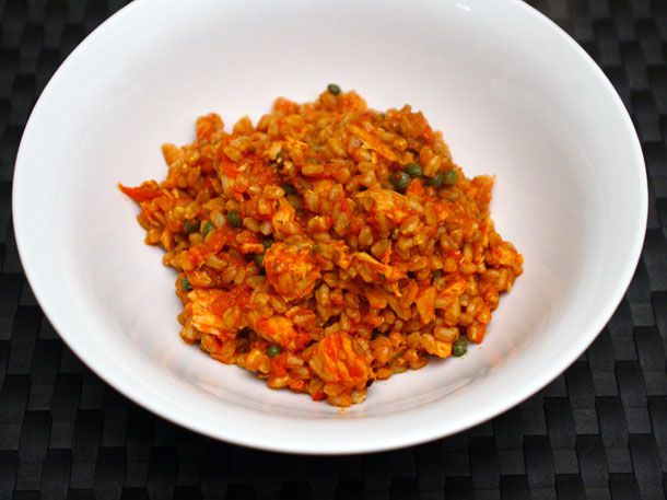 Farro with Tuna and Tomatoes