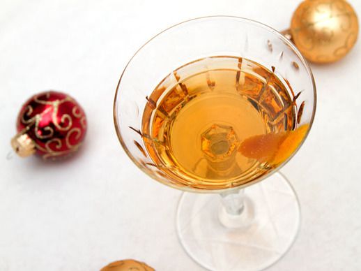 A Hanky Panky cocktail in a glass, a cocktail made with Fernet Branca.