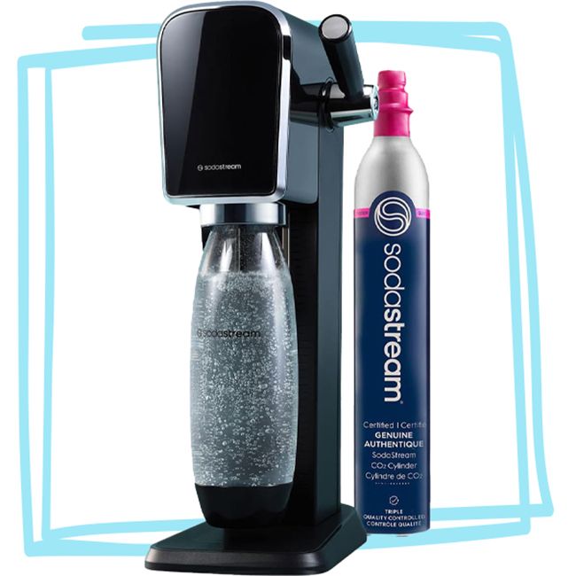 SodaStream sparkling water maker with included CO2 canister