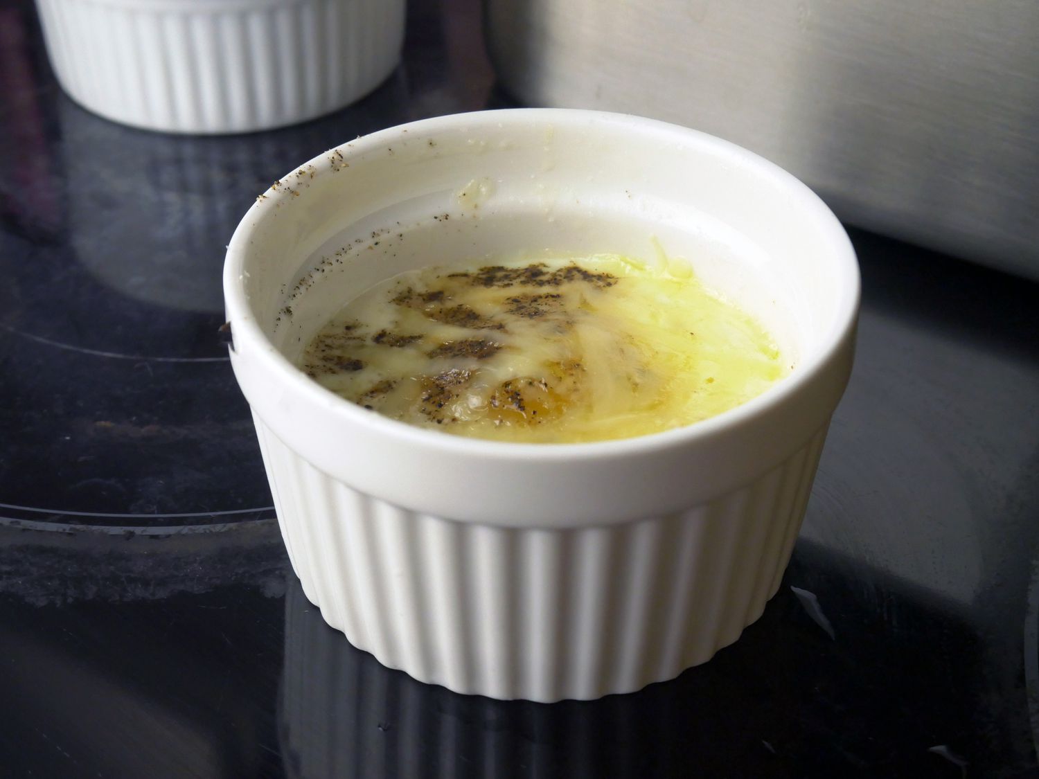 dowan ramekin with baked egg