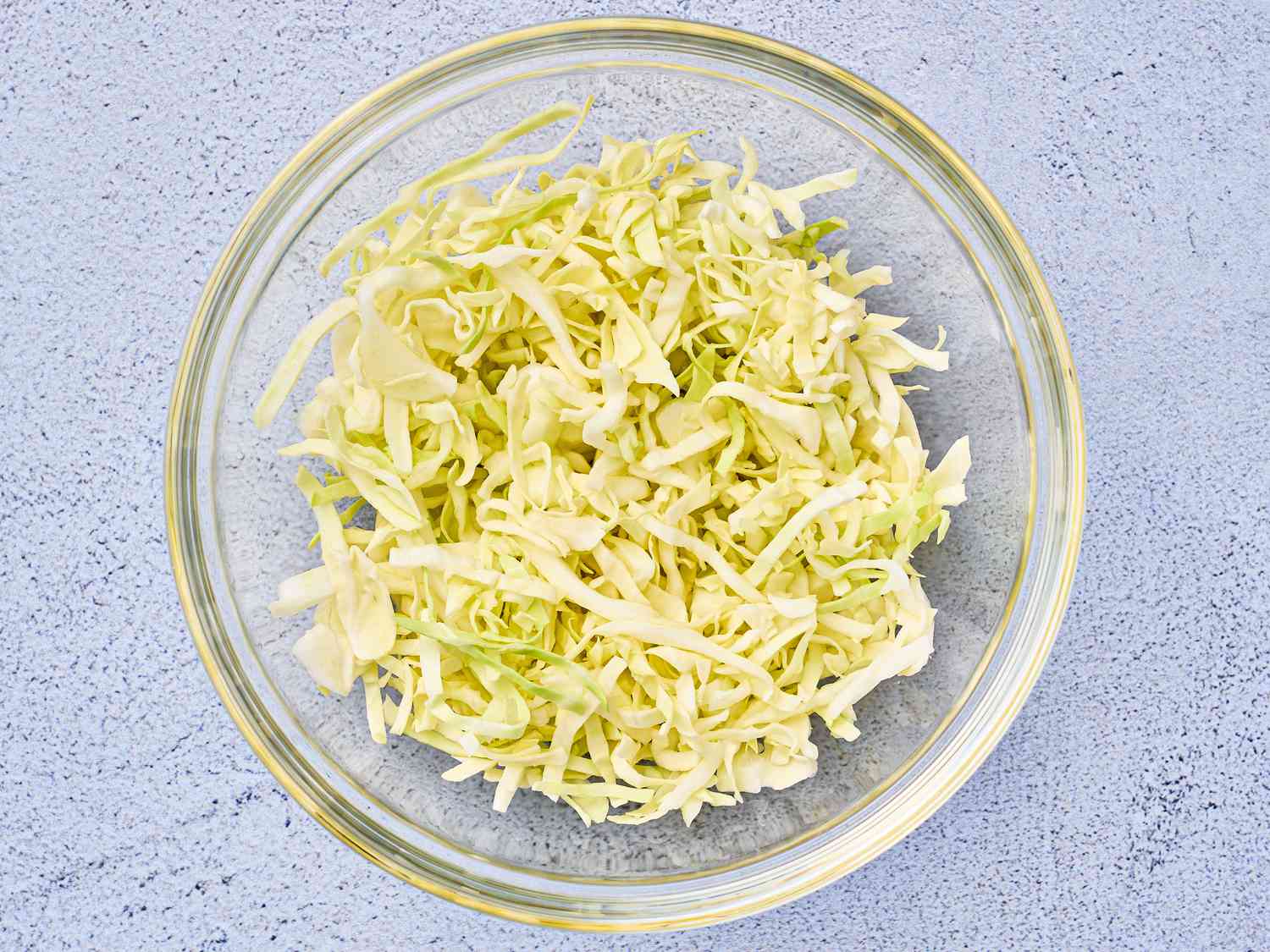 Overhead view of cabbage