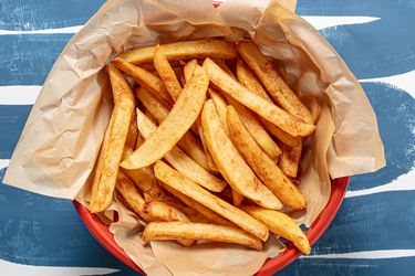 Overhead view of chips 