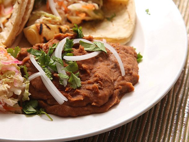 Spicy Vegan Refried Beans