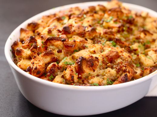 Classic Sage and Sausage Stuffing (or Dressing)