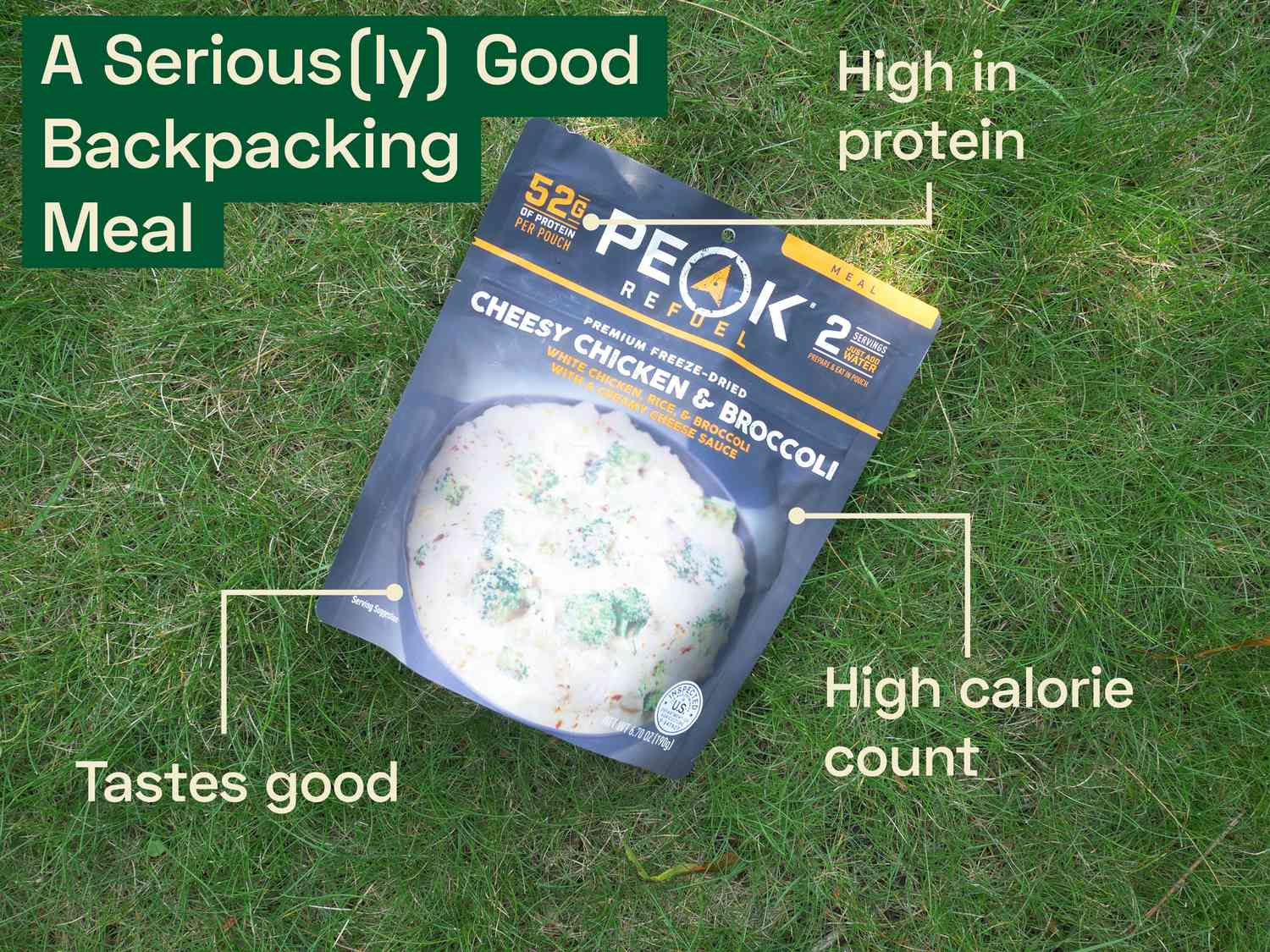 a seriously good backpacking meal tastes good and is high in protein and calories