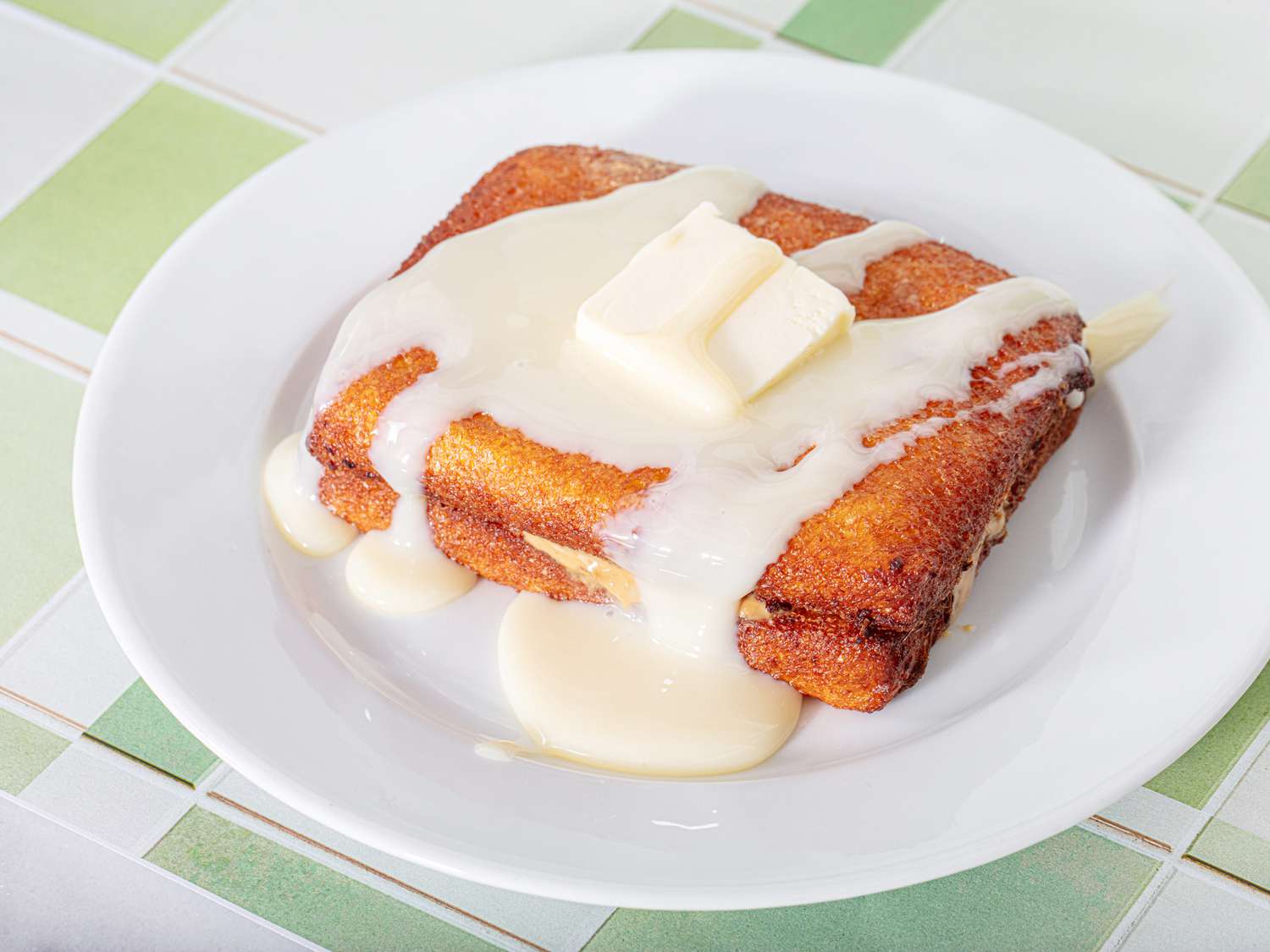 Overhead view of Hong Kong French Toast