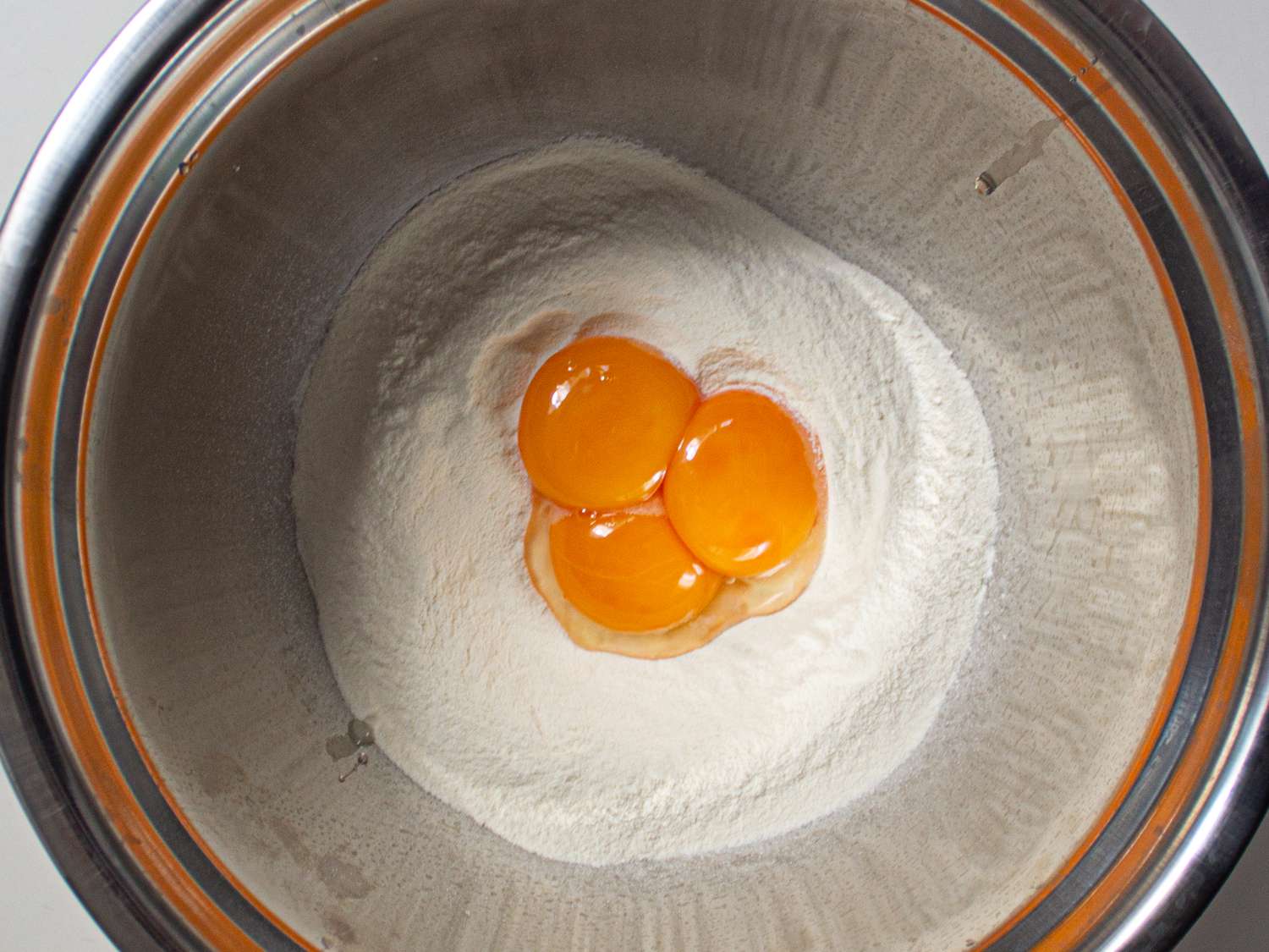 Dough before being miced