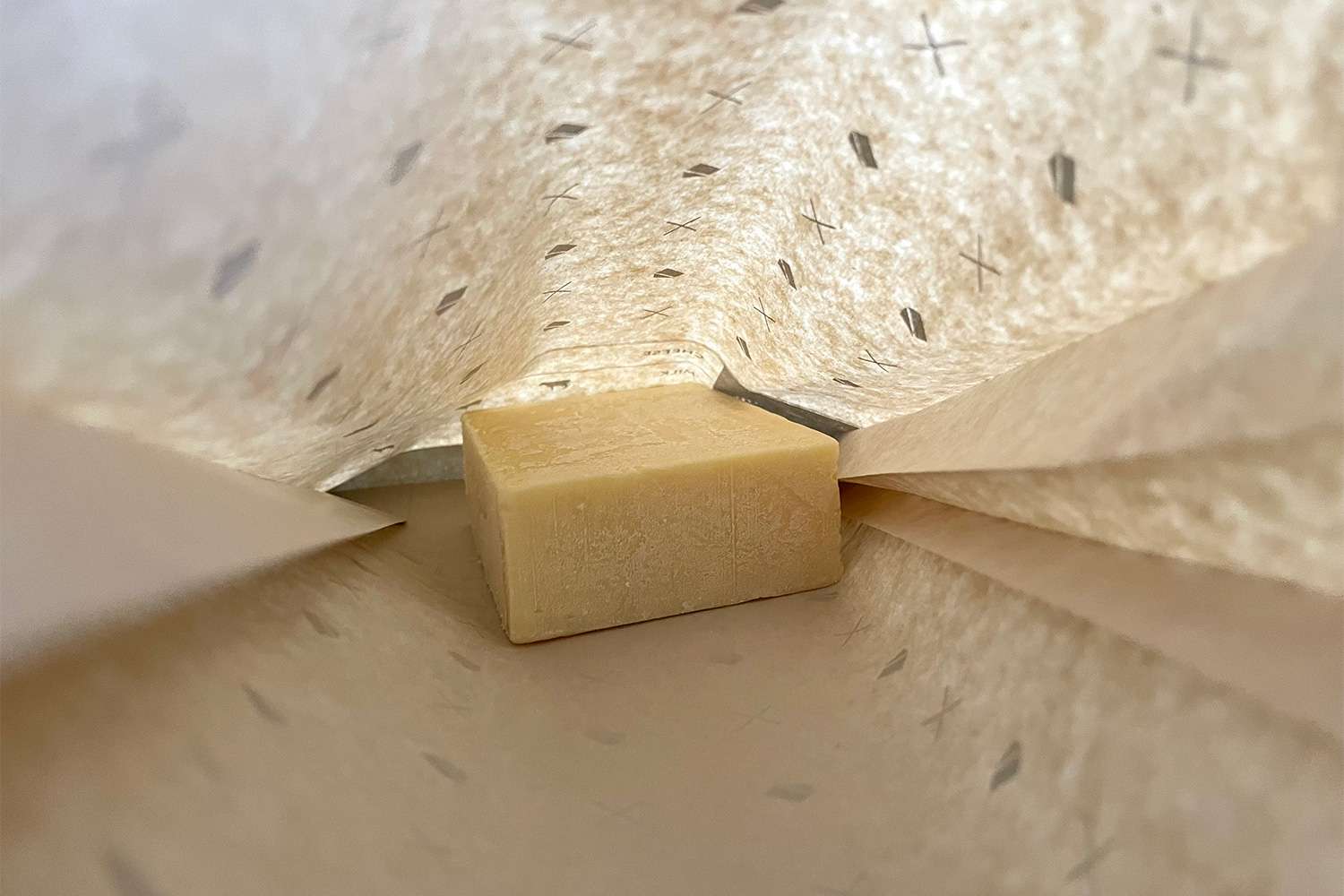 Cheese wrap paper love letter embed