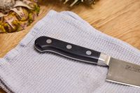 The handle of the Misono 8.2 Inch Molybdenum Gyutou