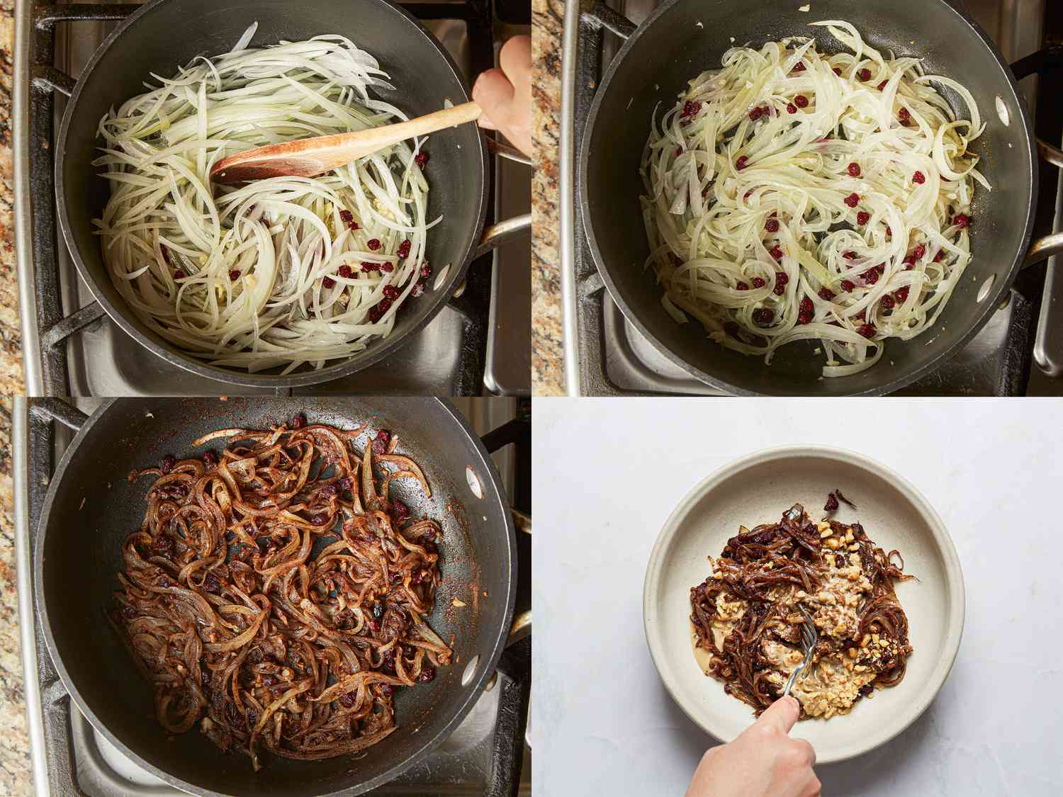 Overhead view of topik step