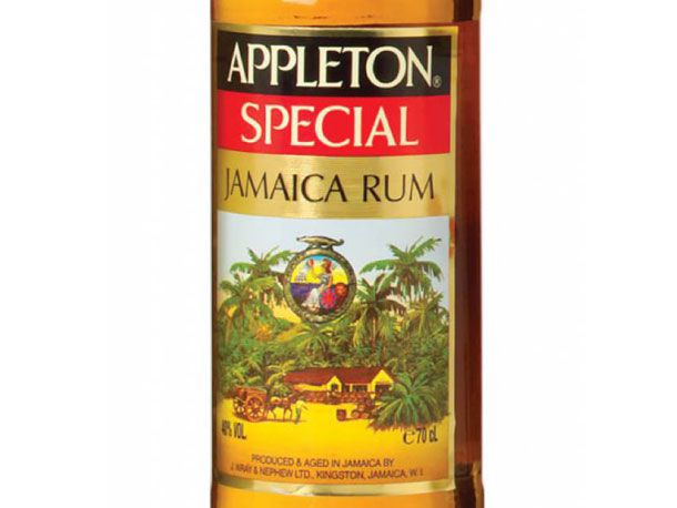 a bottle of Appleton Special rum