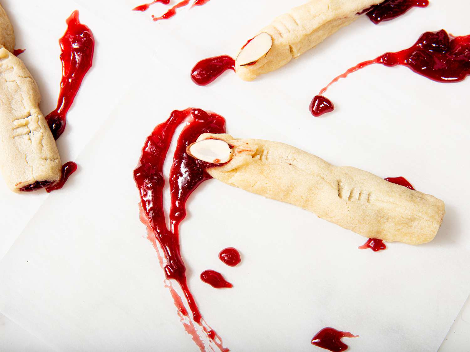 Close up of witch finger