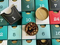 A tea-themed Advent calendar