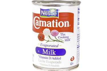 A can of Carnation evaporated milk