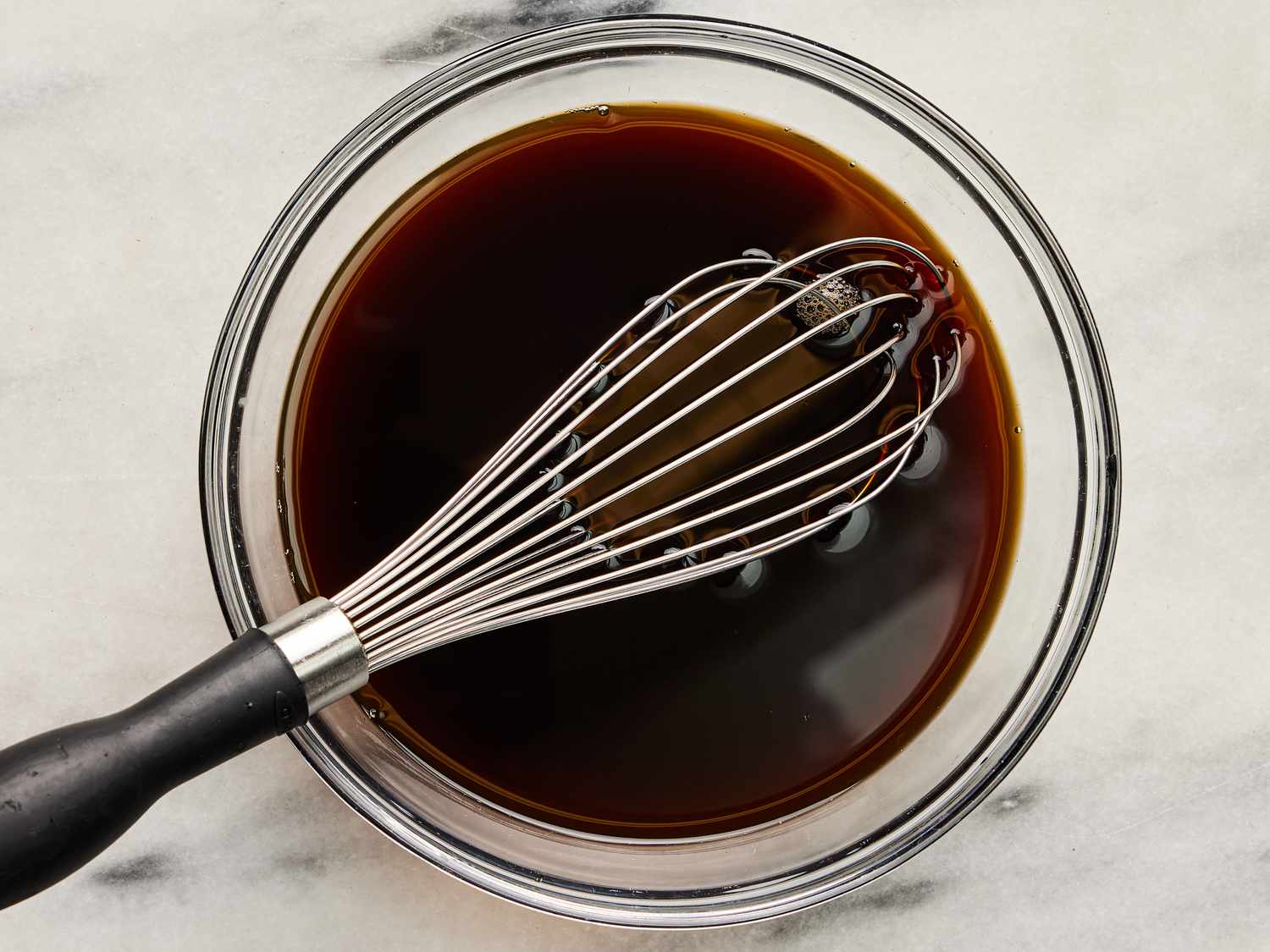 whisked together espresso, coffee liqueur, and vanilla extract in a medium bowl