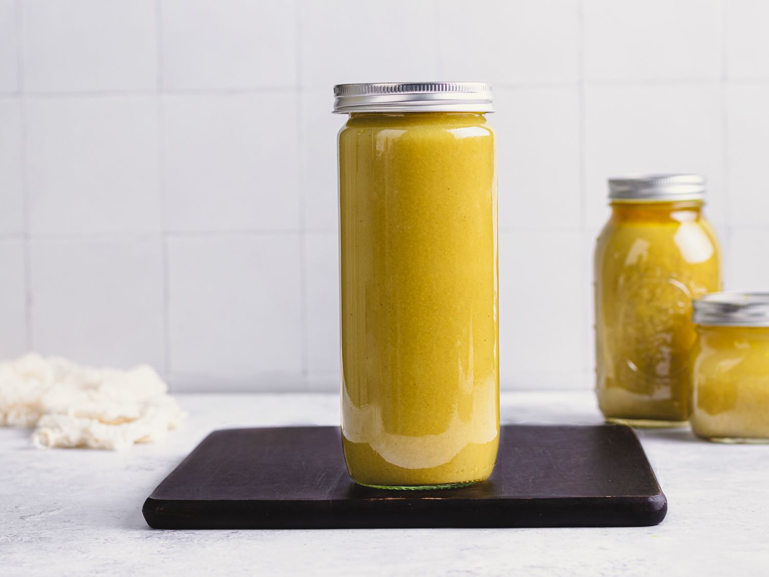 Finished stock in an airtight container