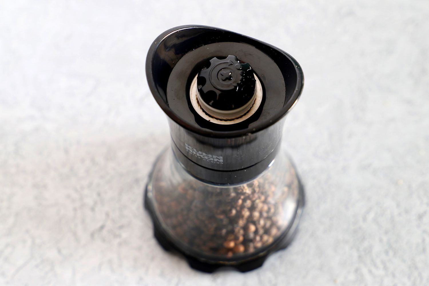 close up of Kuhn Rikon Mini Pepper Grinder