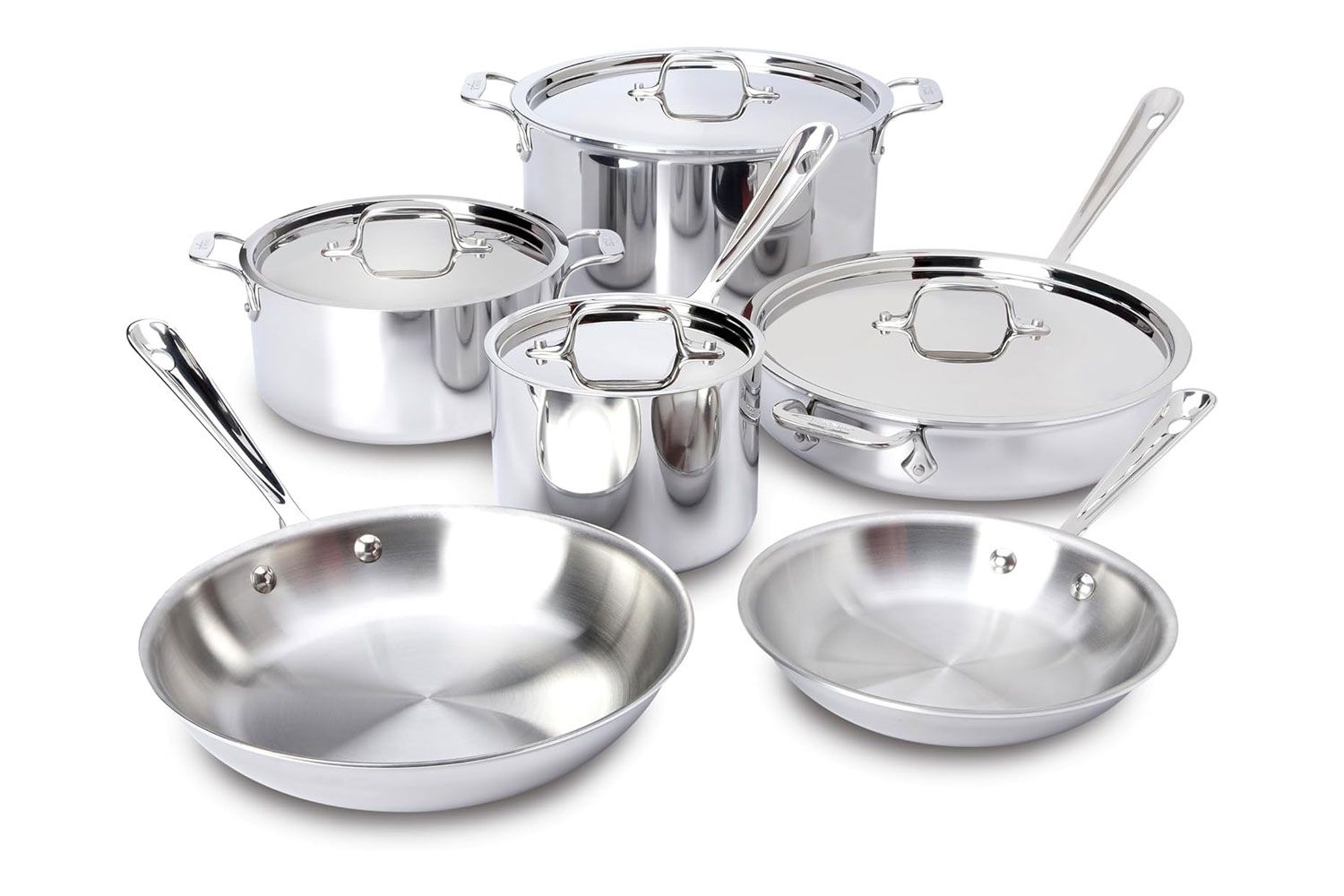 All-Clad D3 Stainless 3 Ply Bonded Cookware Set