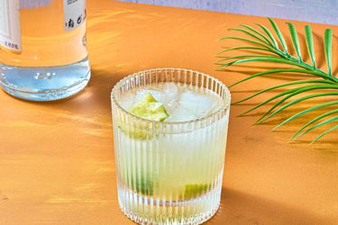 Overhead view of Caipirinha 