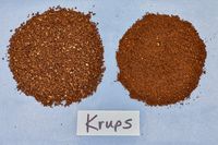 Coffee grounds made with Krups Precision Coffee Grinder