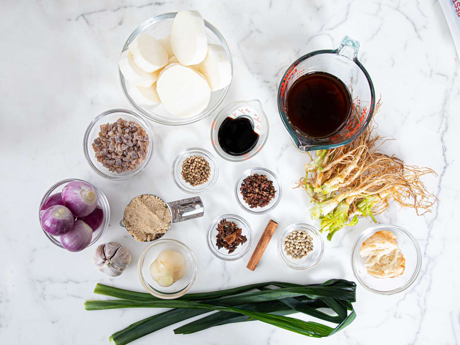 Overhead view of aromatics