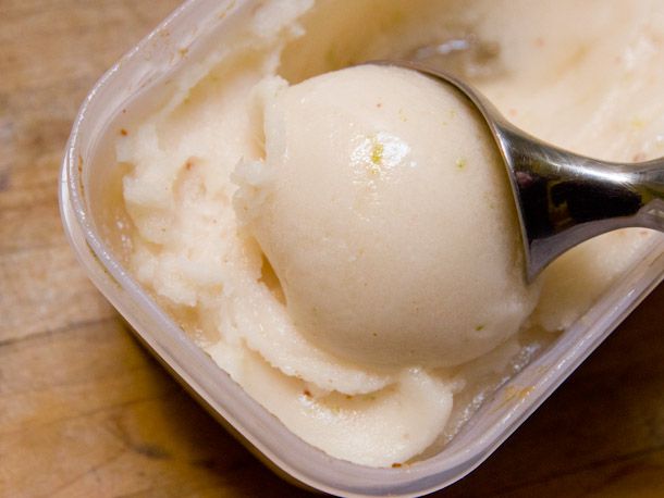 Grapefruit, Lime, and Tequila (Paloma) Sorbet