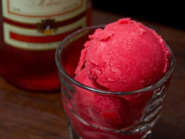 Raspberry Campari Ice Cream
