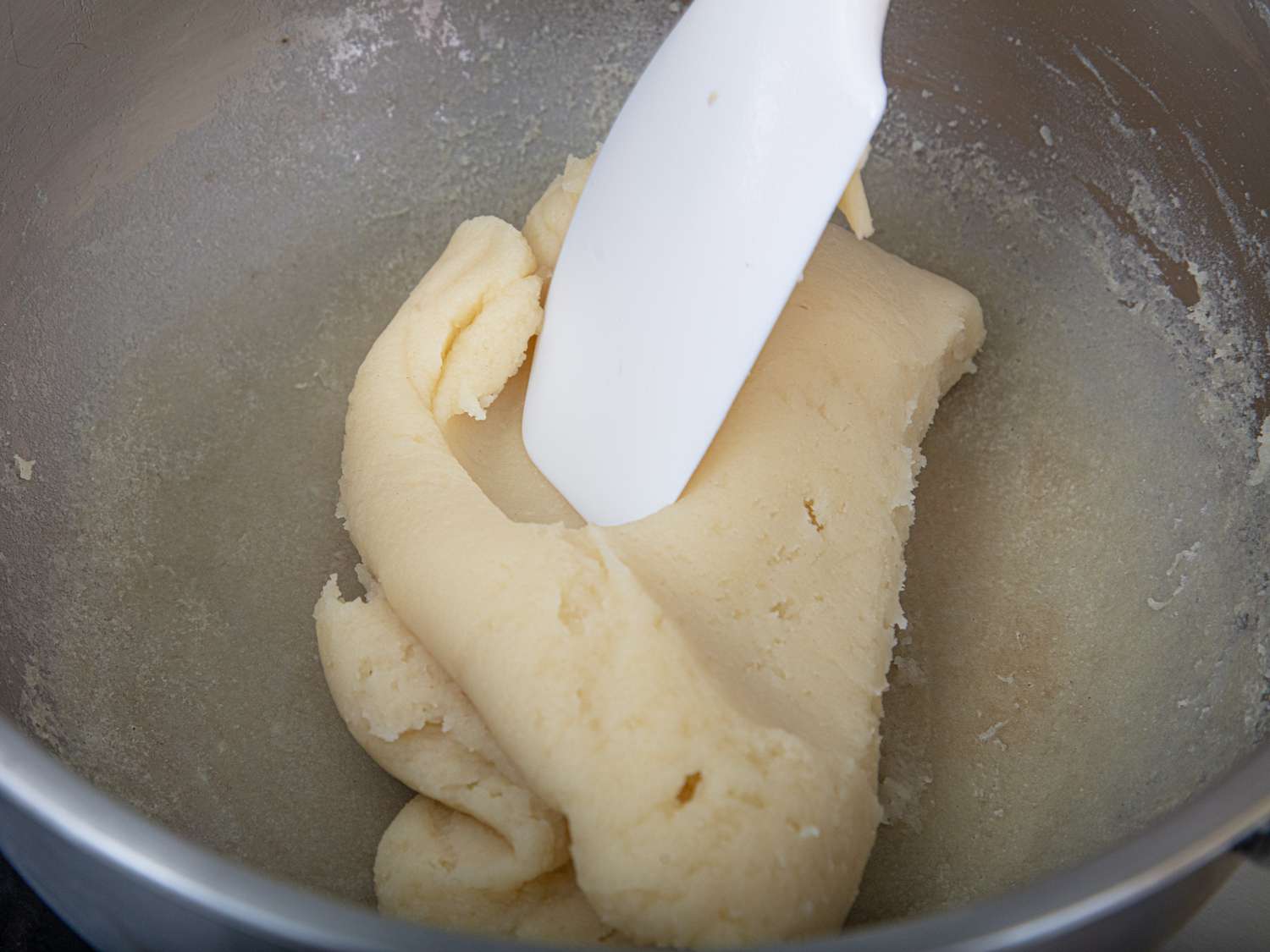 Overhead of choux pastry 