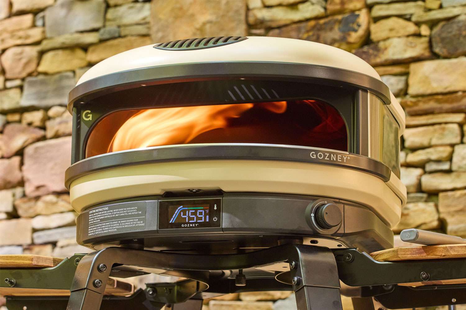 The front of the Gozney ARC XL Compact Pizza Oven