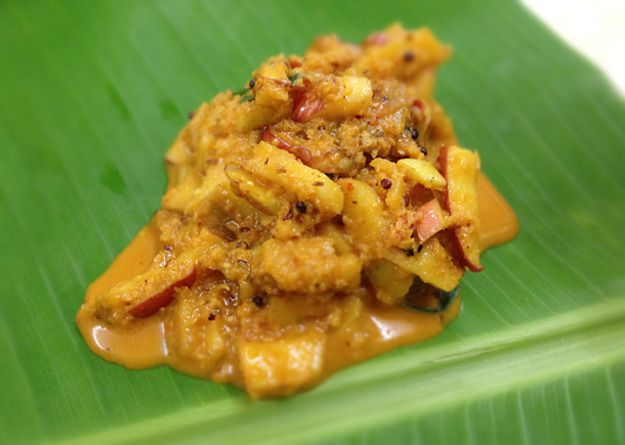 Apple Sabzi (Apple Cooked in Mild Spices With Coconut)