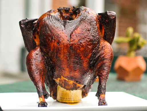 Smoked Beer-Can Turkey.