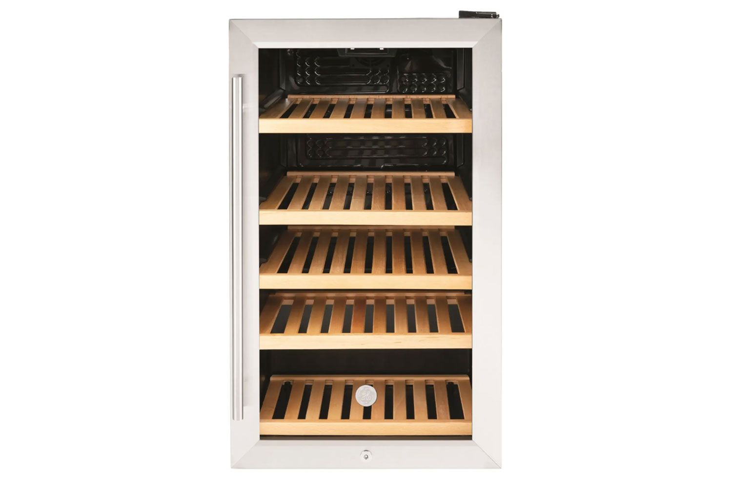 GE - 31-Bottle or 109-Can Wine and Beverage Cooler