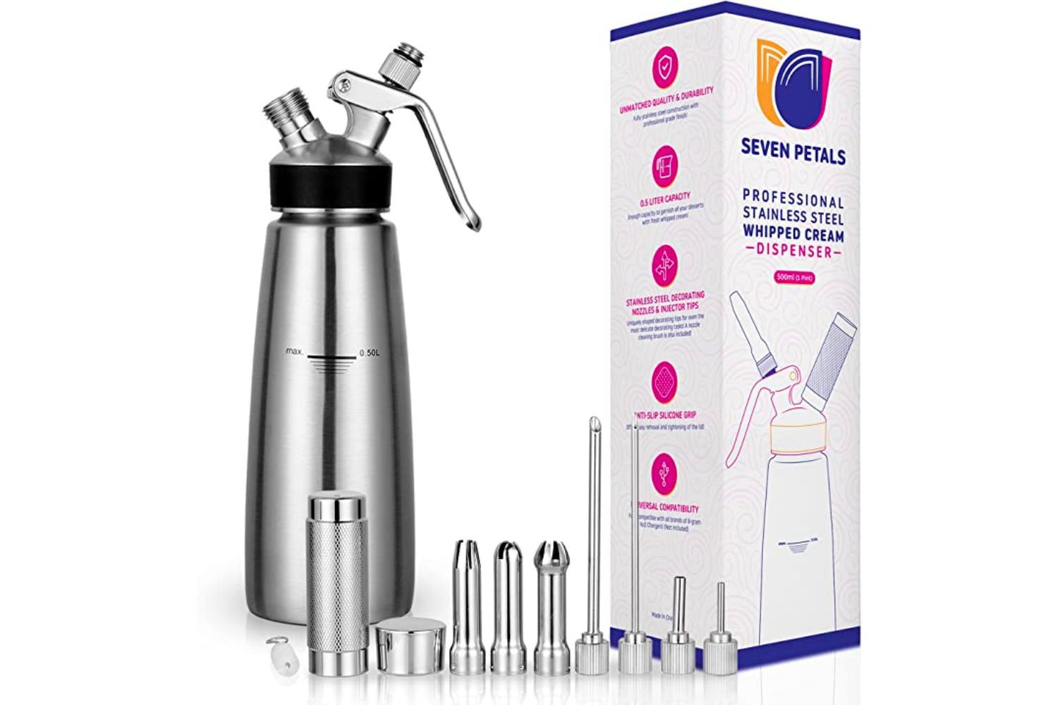 Seven Petals Whipped Cream Dispenser