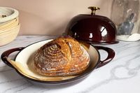 a bread oven with the lid off