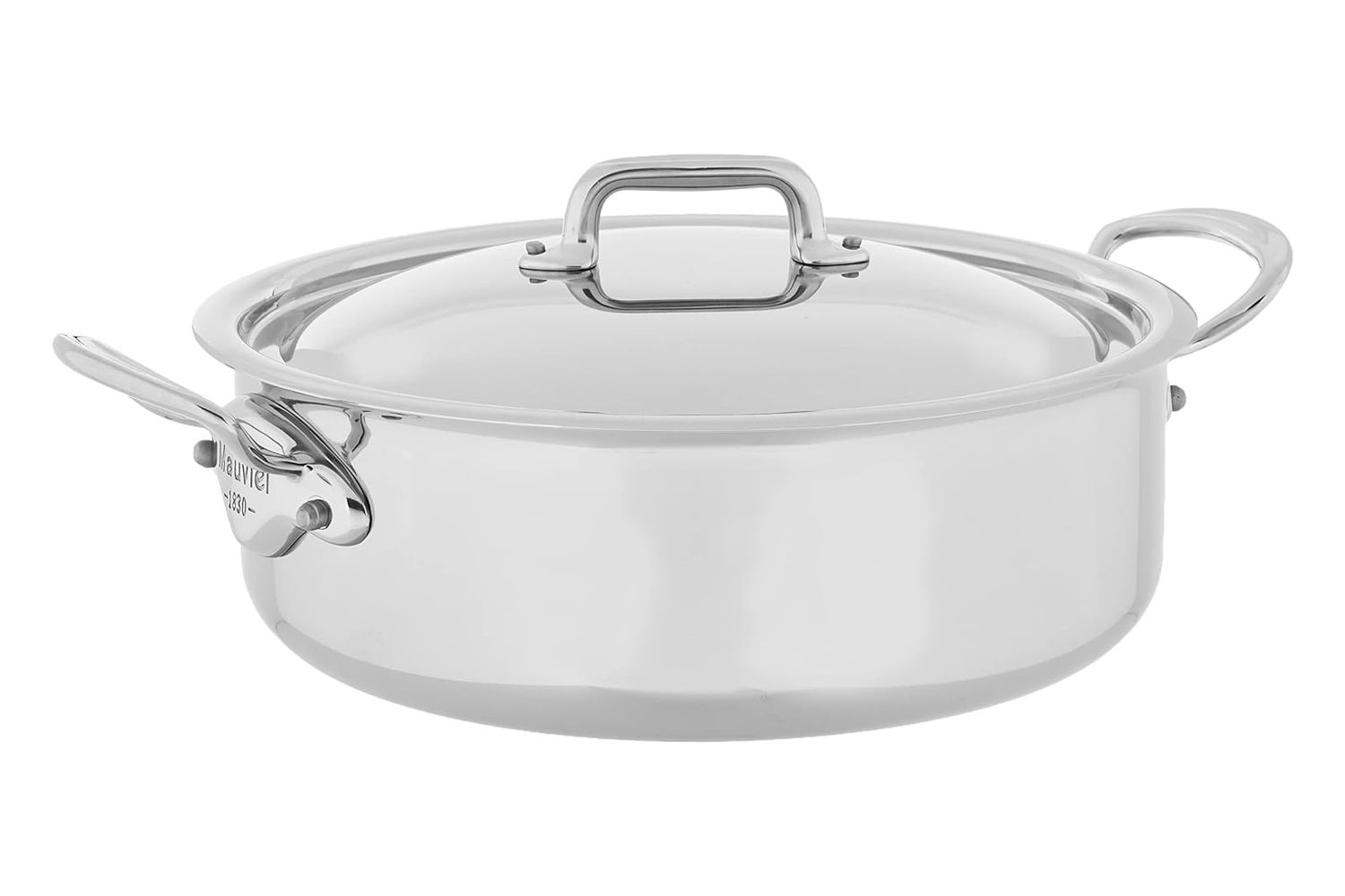 Amazon Mauviel M'Cook 5-Ply Polished Stainless Steel Rondeau 6qt