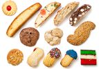 An assortment of cookies typically found in an Italian bakery.