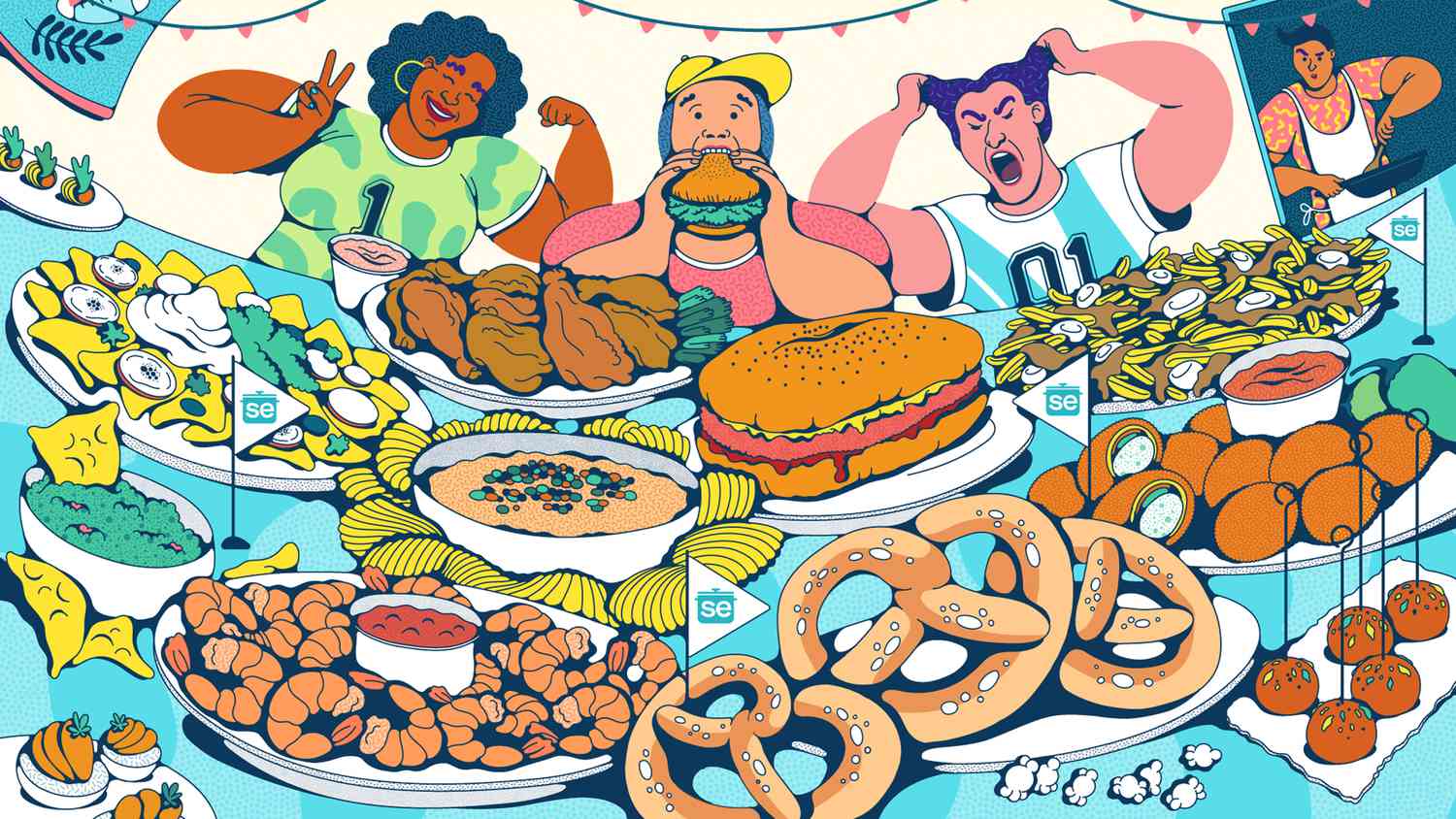 Illustration of a Game Day Fest