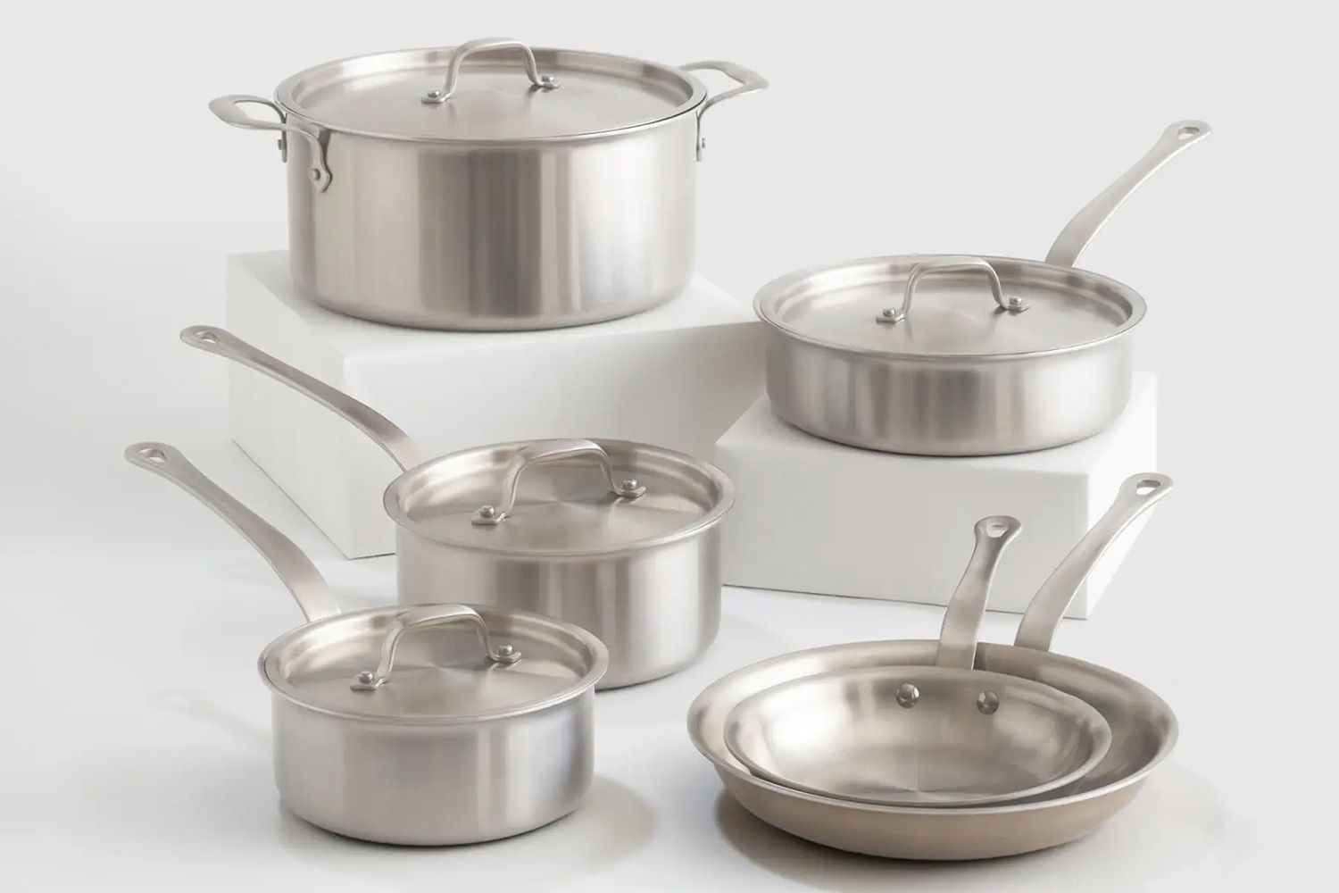 5-Ply Stainless Steel 10 Piece Cookware Set