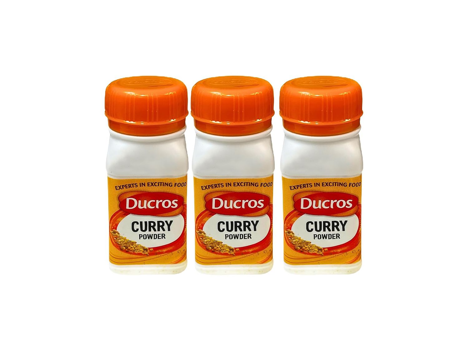 3 bottles of Ducros Curry powder 
