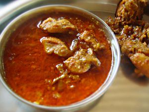 a bowl of Indian Village Chicken Curry 