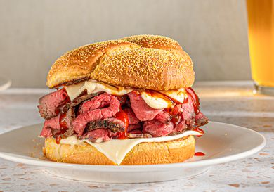 Sideview of Roast Beef 