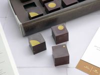 closeup of three bonbons